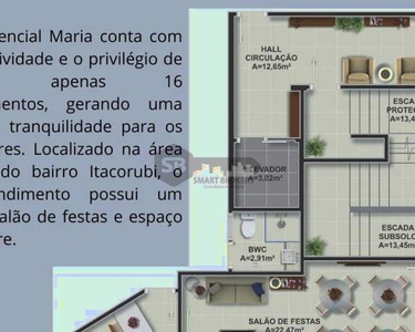 Apartamento de 1 quarto no Itacorubi