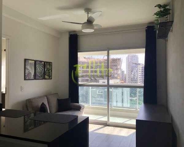 Apartamento mobiliado para locação e venda com 1 dormitório na região de Pinheiros em São
