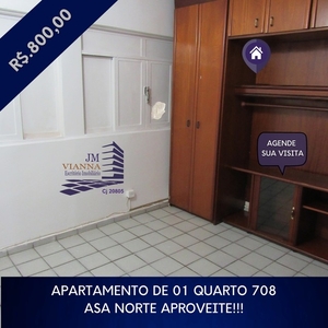 Apartamento para aluguel tem 30 metros quadrados com 1 quarto em Asa Norte - Brasília - DF