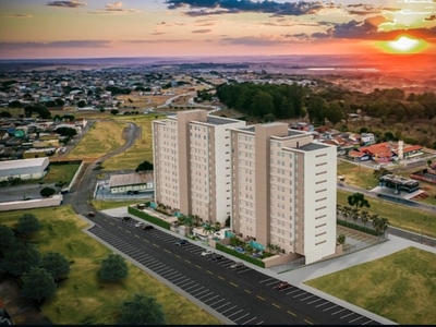 Apartamento para venda possui 33 metros quadrados com 2 quartos em Samambaia Norte - Brasí