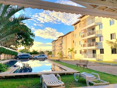 Apartamento para venda possui 63 metros quadrados com 3 quartos em Tamatanduba - Eusébio