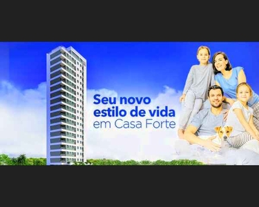 Apartamento para venda possui 84 metros quadrados com 3 quartos em Casa Forte - Recife - P