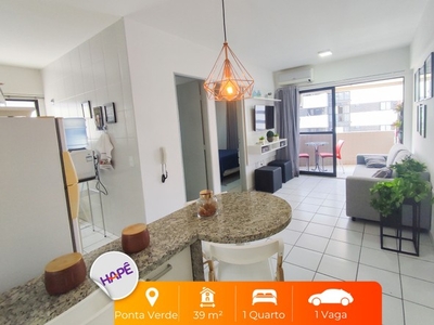 Apartamento para venda tem 39 metros quadrados com 1 quarto em Ponta Verde - Maceió - AL
