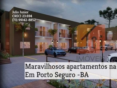 Apartamento para venda tem 73 metros quadrados com 2 quartos em Taperapuan - Porto Seguro