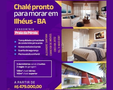 Apartamento para venda TIPO CHALÉ COM, 139 metros quadrados com 3 quartos em Aritaguá - Il