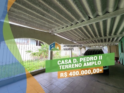 Casa 2Qts/1St c/ amplo terreno e garagem D. Pedro II