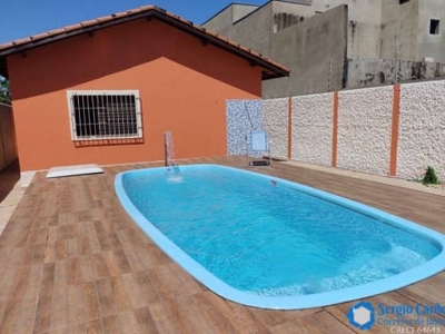 CASA 4 QUARTOS - 2 SUITES - TERRENO 400M² - PISCINA - 250M MAR -ITANHAEM