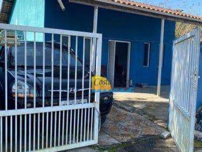 Casa com 2 dormitórios à venda por R$ 195.000,00 - Aguapeú - Mongaguá/SP