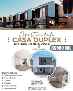 Casa com 4 dormitórios à venda, 175 m² por R$ 560.000,00 - Boa Vista - Vitória da Conquist
