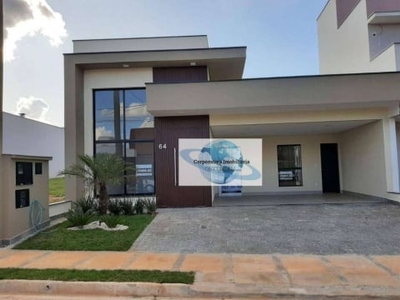 Casa Condomínio Villa do Bosque com 3 Suítes sendo 1 Suíte Master à venda, 158 m² por R$ 1.100.000 - Chácaras Reunidas São Jorge - Sorocaba/SP