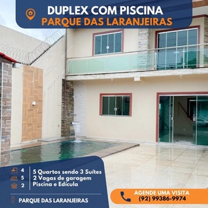 Casa Duplex no Parque das Laranjeiras, São 5 Quartos (3Suites) Piscina, Edícula. Agende su