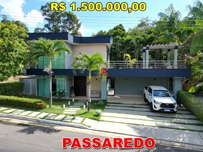 Casa para venda Condomínio Residencial Passaredo Casa Duplex mobiliada com 3 suítes, Pisci