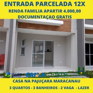 Casa para venda tem 99 metros quadrados com 3 quartos em Pajuçara - Maracanaú - CE