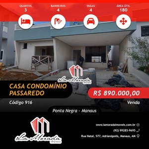 Casa Passaredo, 3 suítes, 180M², Edícula c/ churrasqueira