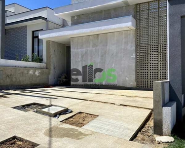 Casa TÉRREA, NOVA, c/ 03 dormitórios, 01 suíte, churrasqueira, 152m² de terreno à venda po