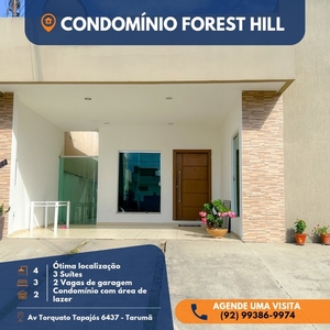 CONDOMÍNIO FOREST HILL com segurança 24h - Casa com 3 Suítes - Condomínio Alto padrão. FIN
