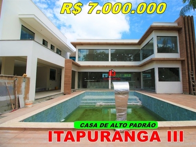 Condomínio Itapuranga III, Casa Duplex com 4 suítes, Piscina, Esquina, 800m² de Terreno,