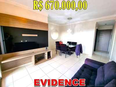 Evidence Ponta Negra, Apartamento 4 quartos com suíte, lavabo, 2º andar, Use FGTS, 2 vagas