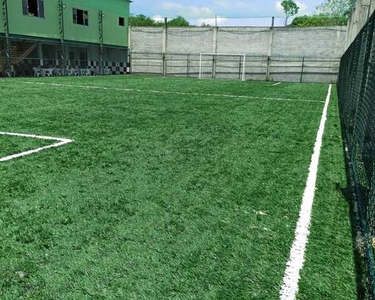 Excelente Centro Esportivo com campo society, gramado novo em grama sintética, salão de jo