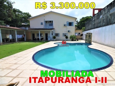 Itapuranga I-II, Casa Mobiliada, 4 Suítes, Piscina, 800m² Terreno, Orla da Ponta Negra