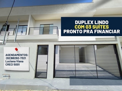 Lindos Duplexs à venda no Parque DEZ, ÁREA NOBRE, 03 suítes, FINANCIA-VEM VER!