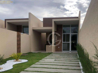 Oportunidade Casa Nova Plana com 3 Quartos 110m² na Sapiranga à venda por R$ 429.900,00