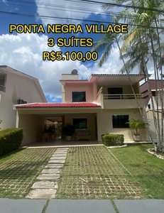 Ponta Negra Village- 3 Suites - Semimobiliada