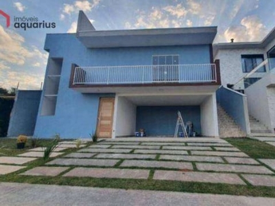 Sobrado com 3 dormitórios, 150 m² - venda por r$ 1.385.000,00 ou aluguel por r$ 9.075,00/mês - condomínio verana - são josé dos campos/sp