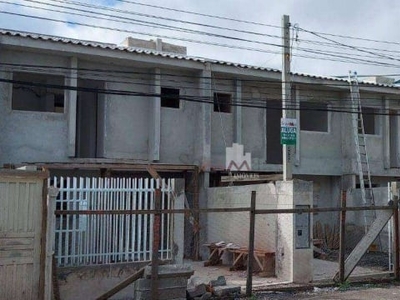 Sobrado com 3 dormitórios para alugar, 84 m² por R$ 2.165,00/mês - Sítio Cercado - Curitiba/PR