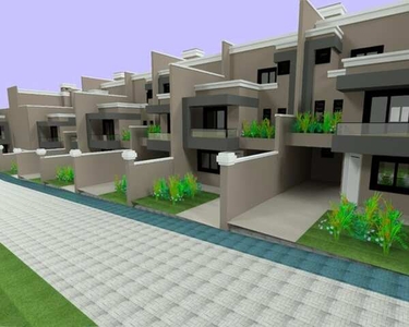 Sobrado / Triplex, 136m², 3 quartos (1 suíte), 2 terraços (1 c/ Churrasqueira.), Uberaba