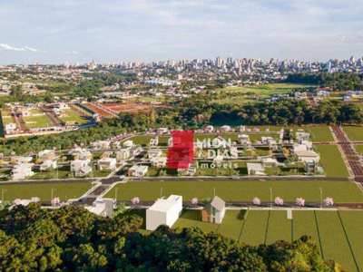 Terreno à venda, 301 m² por r$ 331.915,10 - colinas tropical ii - cascavel/pr