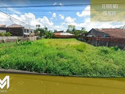 Terreno à venda, 600 m² por r$ 280.000,00 - bengui - belém/pa