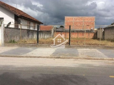 Terreno com 375m² à venda, sendo ZR3 e bem localizado em Pinhais/ PR