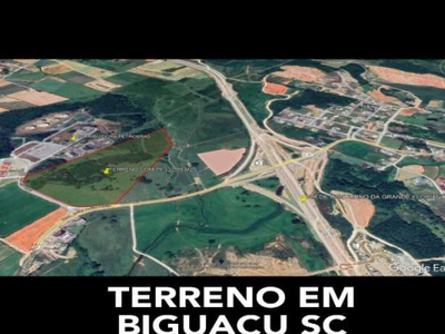 TERRENO COM 79.337,99 M² à VENDA EM BIGUAÇU - SANTA CATARINA