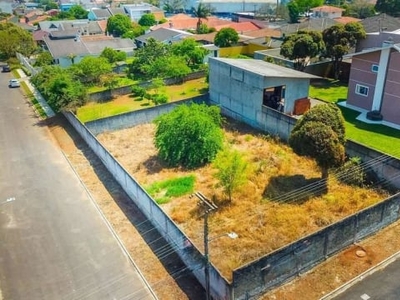 Terreno em campo largo de 629,62 m²