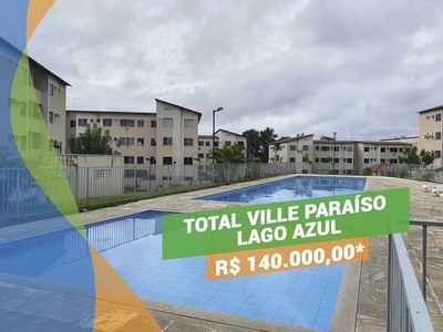 Total Ville Paraíso 2 quartos R$ 140 mil Lago Azul