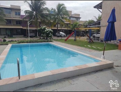 Triplex com 5/4 sendo 2 suítes em condomínio fechado com piscina e espaço gourmet, Praia d