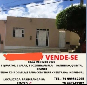 Vendo casa bem localizada. Otima oportunidade.