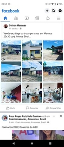 Vendo ou troco casa em Coari por casa em Manaus