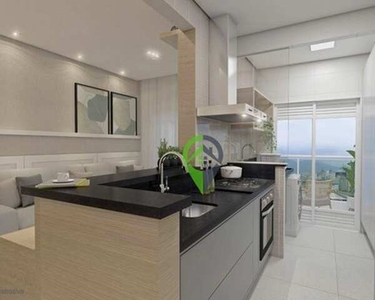 Apartamento - 2 dormitórios à venda, 67 m² por R$ 542.704 - Ponta da Praia - Santos/SP
