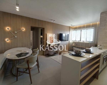 APARTAMENTO A VENDA CENTR0, 01 SUITE+01 QUARTO, FTE PRAÇA WILSON JOFRE, CASCAVEL