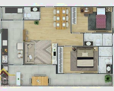 Apartamento com 2 dormitórios à venda, 84 m² por R$ 525.287,60 - Canto do Forte - Praia Gr