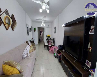 Apartamento de 2 dormts., quadra da praia, 88 mts, com depend.empregada