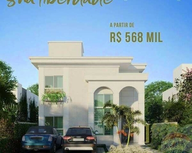 Casa com 4 dormitórios à venda, 180 m² por R$ 568.000,00 - Jacunda - Aquiraz/CE