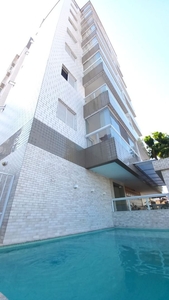 Apartamento em Vila Mirim, Praia Grande/SP de 48m² 1 quartos à venda por R$ 259.000,00