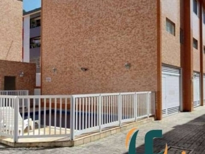 Casa em condomínio fechado com 2 quartos à venda no marapé, santos , 104 m2 por r$ 535.000