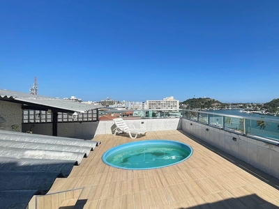 Penthouse em São Bento, Cabo Frio/RJ de 164m² 3 quartos à venda por R$ 749.000,00