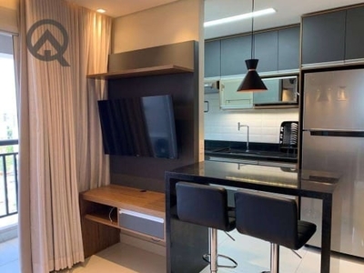 Studio mobiliado com 1 dormitório para alugar, 35 m² por r$ 3.500,00/mês - vila eliza - campinas/sp