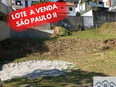 Terreno à venda, 511 m² por r$ 555.000,00 - são paulo ii - cotia/sp