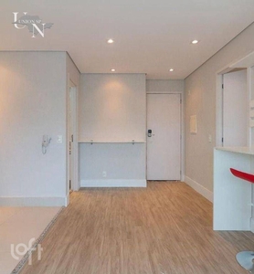 Apartamento à venda em Campo Belo com 43 m², 1 quarto, 1 suíte, 1 vaga